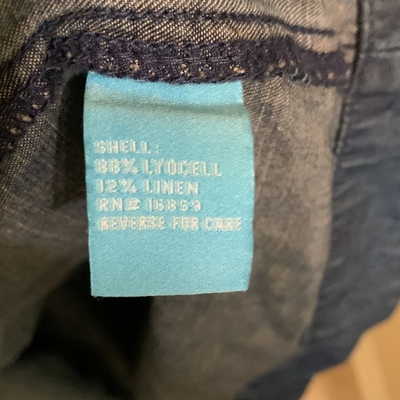 J McLaughlin Chambray Jean Sleeveless Dress - Picture 3 of 6